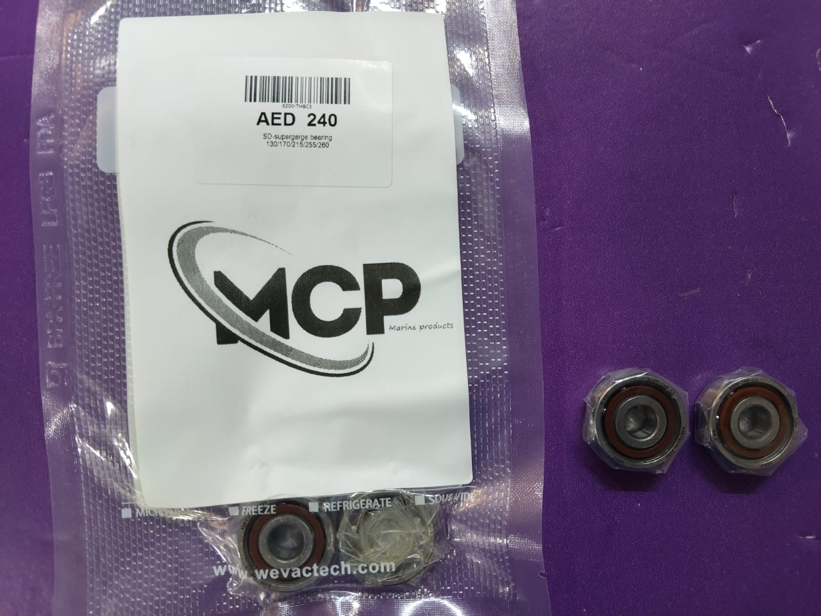 Sea Doo supercharger bearing kit (1Kit=2 Bearing)