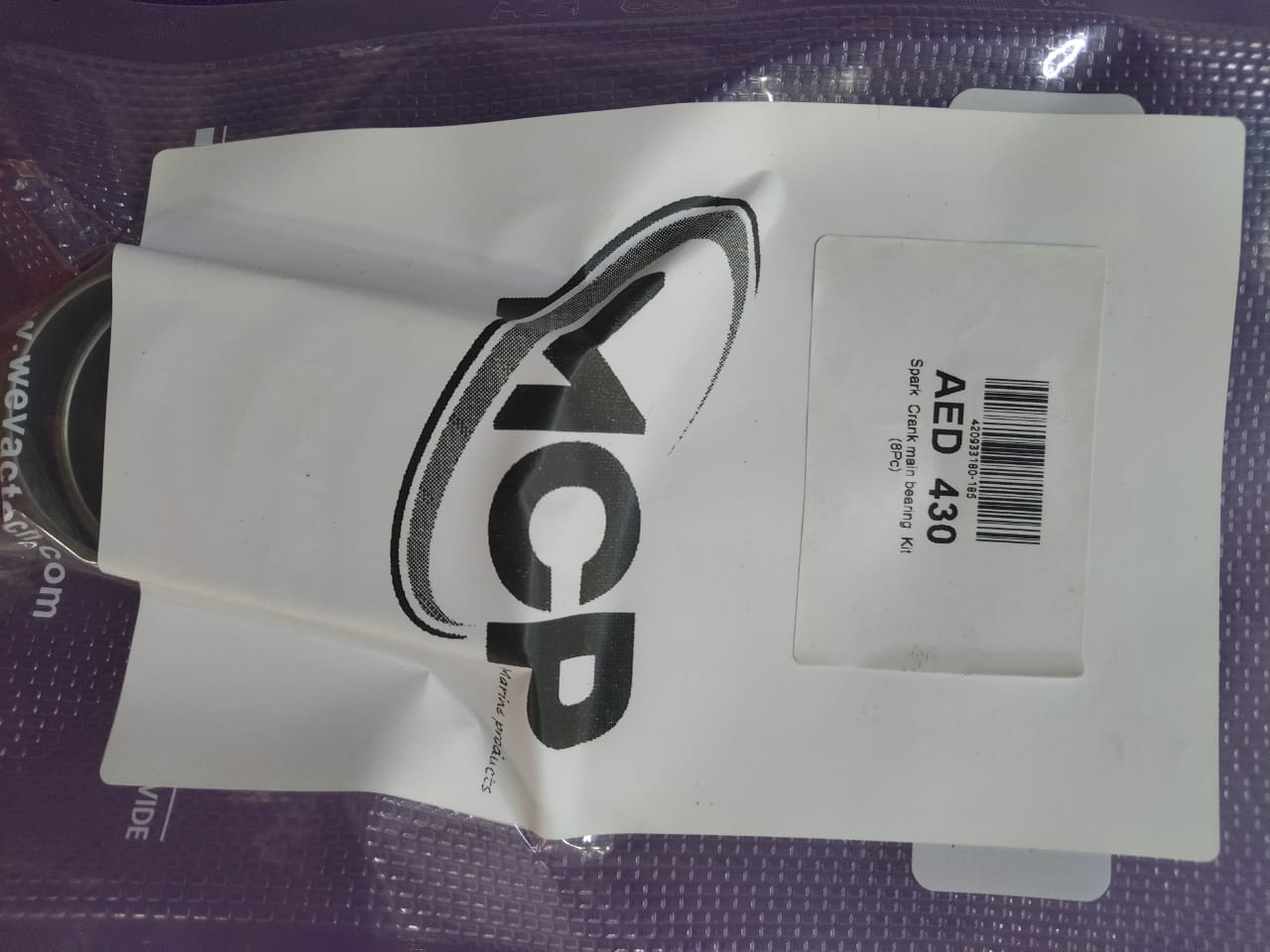 420933180-185 Spark crank main bearing (8Pc)