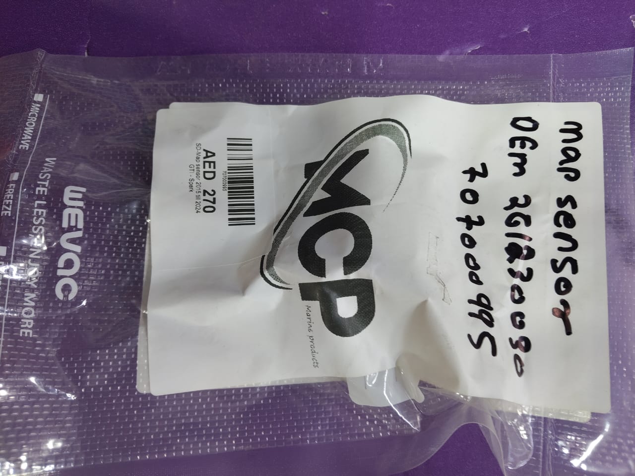 707000995 Sea doo map sensor 2015 till 2024 GTI Spark