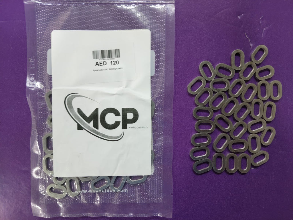 291006387/291003880 Spark body OVAL WASHER Kit (1 kit for 1 jetski) Green & silver