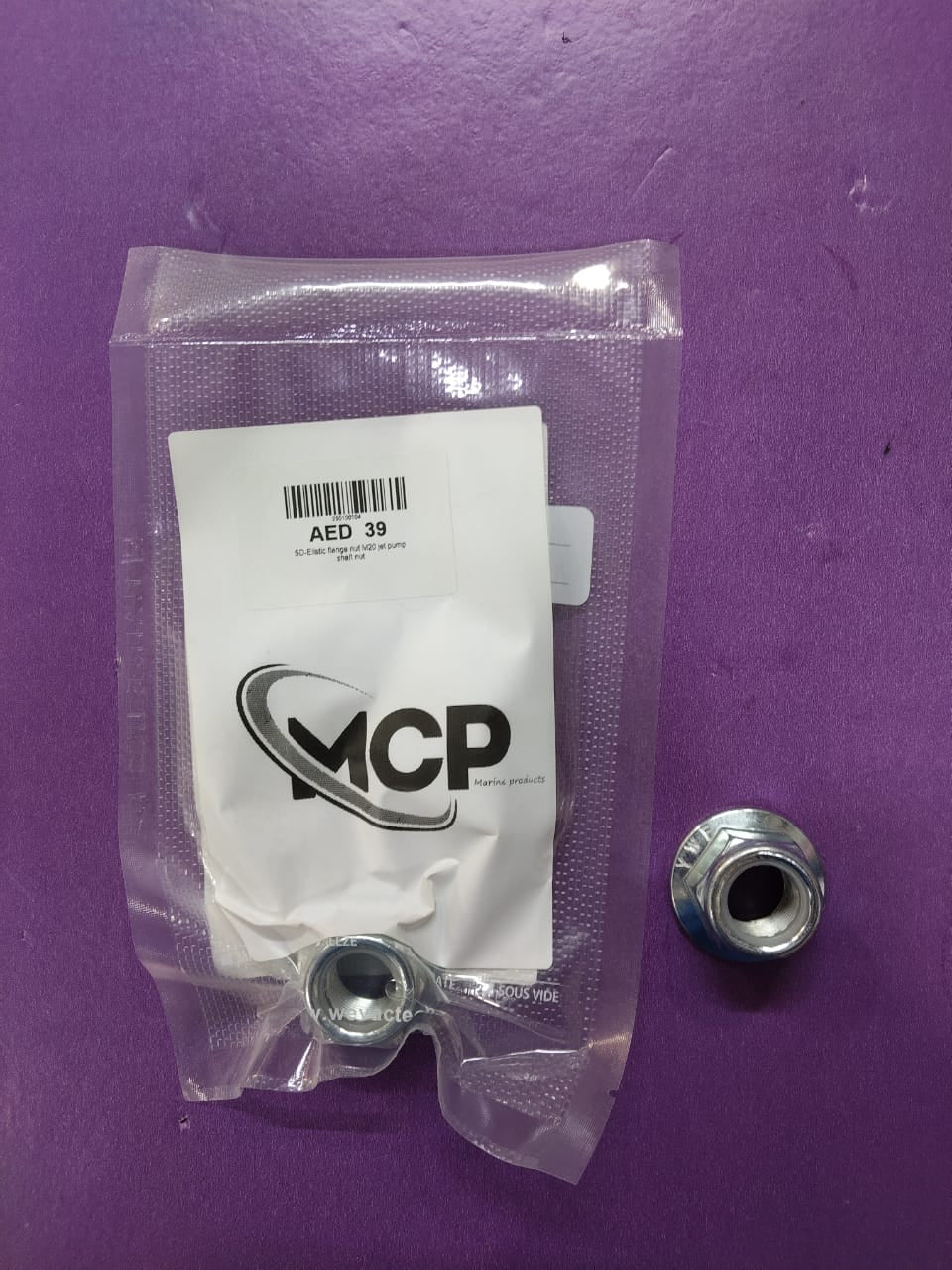 250100104	SD-Elastic flange nut M20 jet pump shaft nut